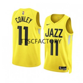 Camiseta Hombre NBA Utah Jazz Mike Conley 11 Nike 2022-23 Icon Edition Amarillo Swingman